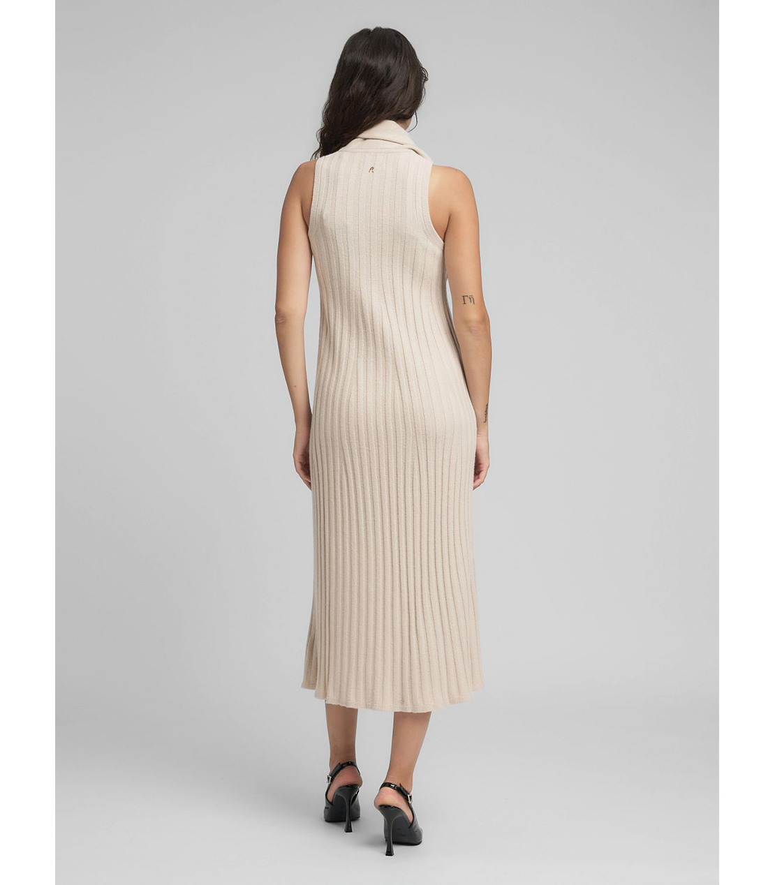 スカーフネック ミディドレス 詳細画像 オフホワイト 2